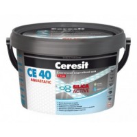 Еластичний водостійкий кольоровий шов блискучий агат Ceresit CЕ 40 Aquastatic 2 кг
