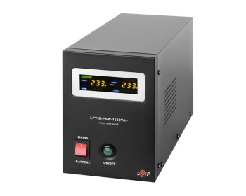 ДБЖ з правильною синусоїдою 24V LPY-B-PSW-1500VA+(1050Вт) 10A/15A