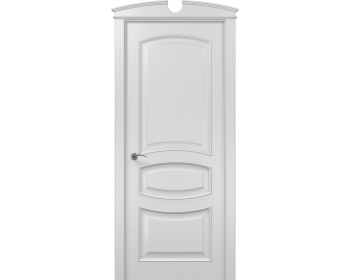 Двері міжкімнатні Папа Карло. Колекція Classic. Модель Ambasadore F. Декор Ясень білий