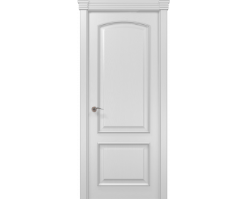 Двері міжкімнатні Папа Карло. Колекція Classic. Модель Duga F. Декор Ясень білий
