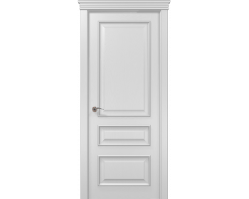 Двері міжкімнатні Папа Карло. Колекція Classic. Модель Sierra. Декор Ясень білий
