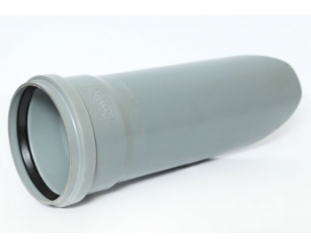 Труба Nova Rura ПВХ 2.0 мм 110 мм х 1000 мм для внутрішньої каналізації