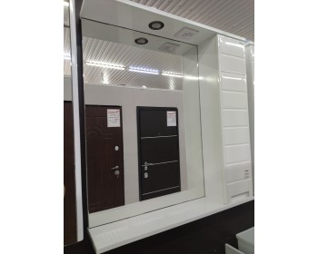 Дзеркало серія Моніка 80 L Біле