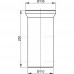 Випускний патрубок AlcaPlast 250мм, А91-250