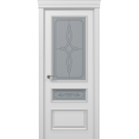 Двері міжкімнатні Папа Карло. Колекція AtrDeco ART-05. Декор white 9003. 