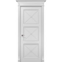 Двері міжкімнатні Папа Карло. Колекція Classic. Модель Grande-F. Декор Ясень білий