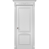 Двері міжкімнатні Папа Карло. Колекція Classic. Модель Premiera-F. Декор Ясень білий