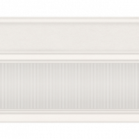 Бордюр InterCerama Arte 23 х 17.5 мм. Колір білий