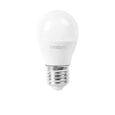 Лампа LED Vestum G45 6W 4100К 220V Е14 (1-VS-1203)шар