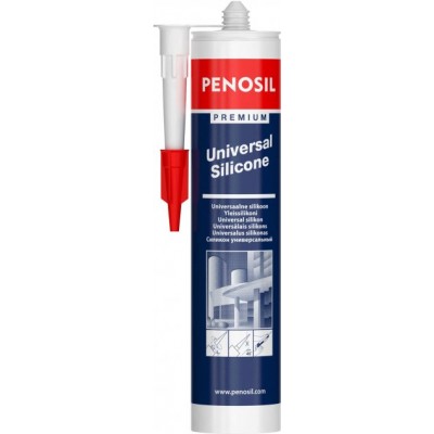 Силікон універсальний білий 310 мл Premium, Penosil