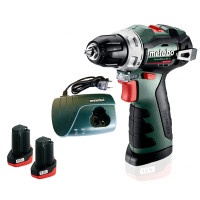 Акумуляторний дриль-шурупокрут Metabo PowerMaxx BS BL 2х2.0 Аг