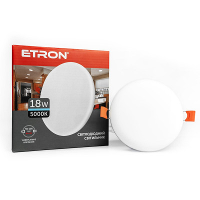 Світлодіодний світильник ETRON Decor 1-EDP-611 18W 5000К IP20 коло