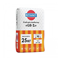 Клей для газобетона GB-1, 25кг BIYANIT (Зима) Клей для газобетона GB-1, 25кг BIYANIT (Зима)