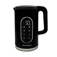 Чайник електричний Grunhelm дисковий EKS-25031В 1,7л 2200Вт метал чорний