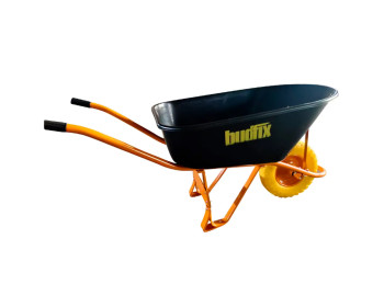 Тачка будівельна одноколісна пластикове корито WB7500PU Budfix