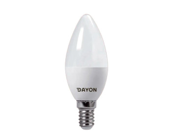 Лампа LED DAYON 8W, 4100K, E14, 220V, C37, 1730-ЕМТ