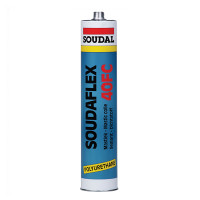 Герметик білий поліуретановий Soudal Soudaflex 40, 600мл