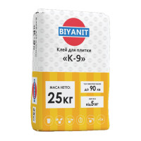Клей для плитки Biyanit К-9