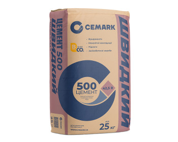 Цемент CEMARK ШВИДКИЙ ПЦ II/АШ-500 25 кг