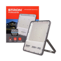 Світлодіодний прожектор ETRON Professional 200W IP65 5000K 1-ESP-238 Світлодіодний прожектор ETRON Professional 200W IP65 5000K 1-ESP-238