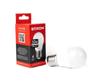 Світлодіодна лампа ETRON Light 1-ELP-056 G45 10W 4200K 220V E27