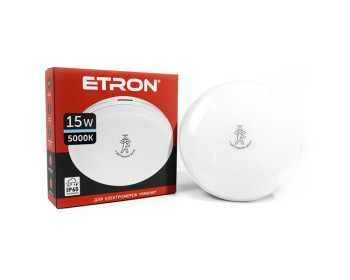 Світлодіодний світильник ETRON Communal 1-ESP-524-CD 15W 5000К IP65 коло+датчик руху