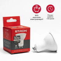 Світлодіодна LED лампа ETRON 1-ELP-862 10W MR16 4200K 220V GU10