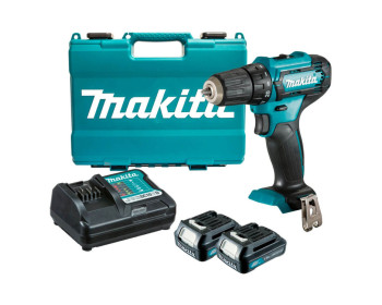 Акумуляторний дриль-шуруповерт Makita DF333DWYE, 2 акб, з/п DC10WC, кейс