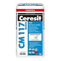 Клей для плитки і мозаїки Ceresit CM 117 White 25 кг