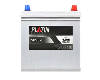 Автоаккумулятор PLATIN Silver Asia SMF 42Ah 370A R+(NS40)