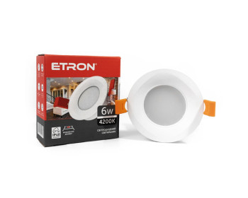 Світлодіодний світильник ETRON Decor 1-EDP-622 6W 4200K IP40 коло