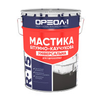 Мастика бітумно-каучукова 25 кг "Універсальна" Ореол