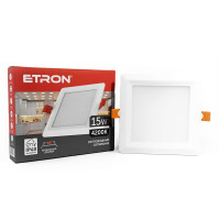 Світлодіодний світильник ETRON Decor 1-EDP-678 15W 4200K ІР20 квадрат