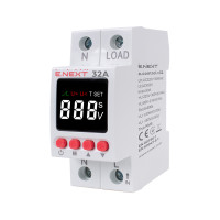 Реле контролю напруги однофазне 32А з індикацією e.control.v32