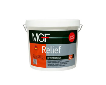 Фарба фасадна структурна MGF Relief 25 кг