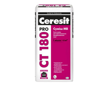 Ceresit CT-180 Pro, суміш для приклеювання мінвати, 27 кг