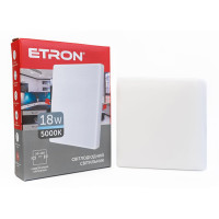 Світлодіодний світильник ETRON Decor 1-EDP-661 18W 5000К ІР20 квадрат