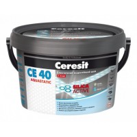Еластичний водостійкий кольоровий шов бірюзовий Ceresit Aquastatic CЕ 40 2 кг