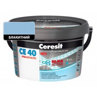 Еластичний водостійкий кольоровий шов блакитний Ceresit CЕ 40 Aquastatic 2 кг