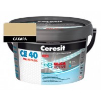Еластичний водостійкий кольоровий шов сахара Ceresit CЕ 40 Aquastatic 2 кг