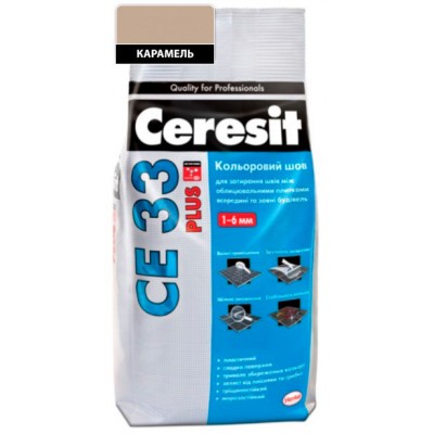 Кольоровий шов карамель Ceresit CE 33 Plus 5 кг