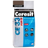 Кольоровий шов коричневий Ceresit CE 33 Plus 2 кг