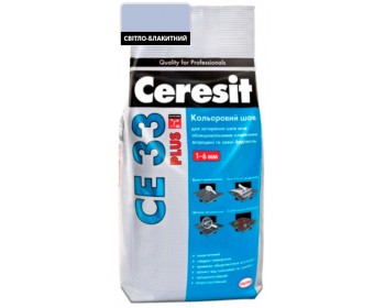 Кольоровий шов світло-блакитний Ceresit CE 33 Plus 2 кг