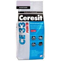 Кольоровий шов фіолетовий Ceresit CE 33 Plus 2 кг