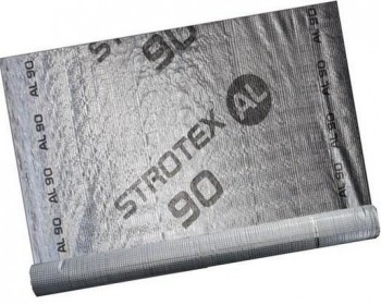 Пароізоляційна плівка STROTEX 90 Al. Пакування 75 м.кв.