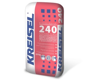Клейова суміш для виконання армованого шару Kreisel 240. 25 кг